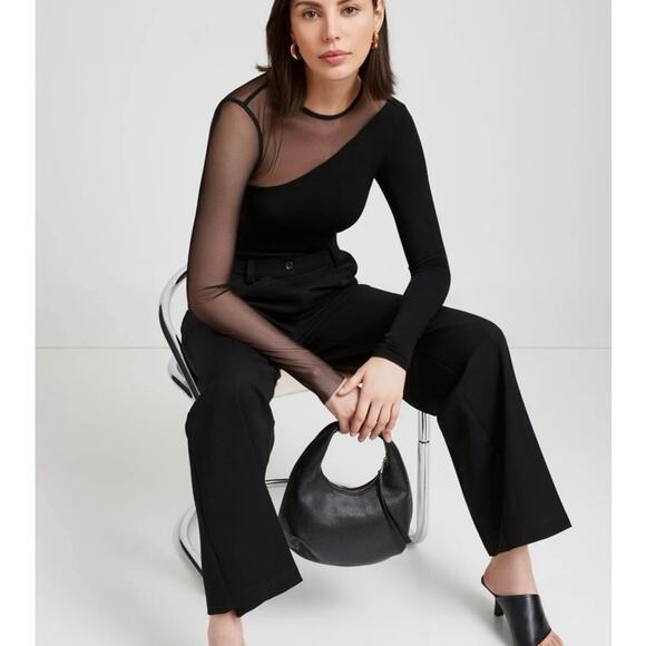 NWOT Marcella Milo Top in Black SZ M - Picture 2 of 7